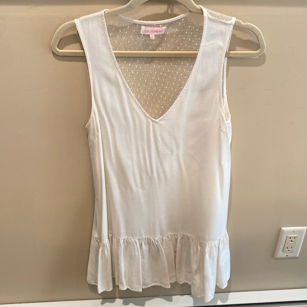 re:named White Sleeveless Dress Size Small